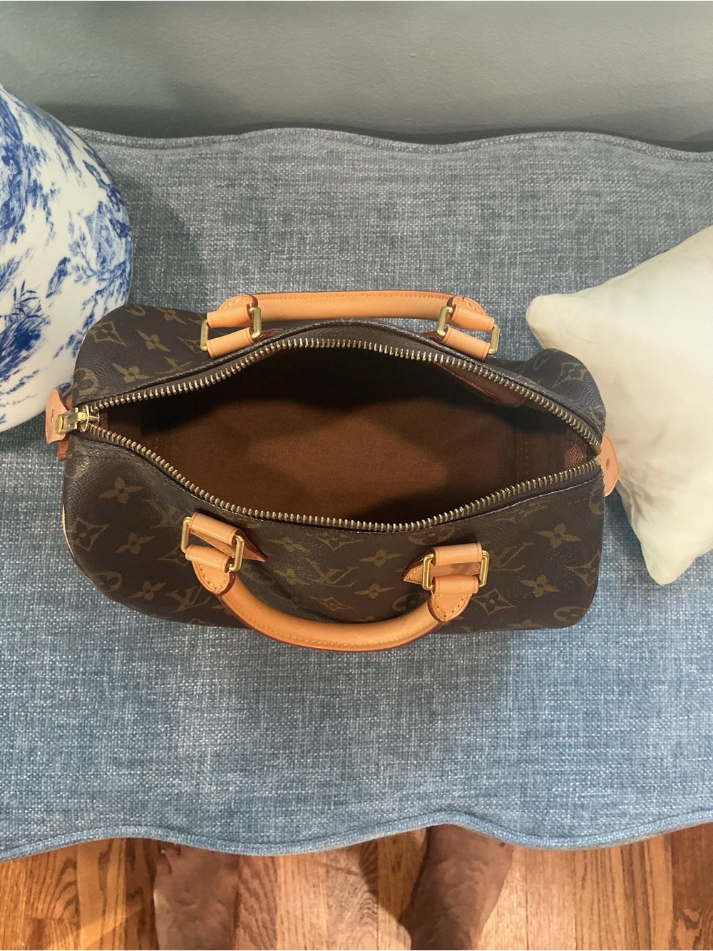 Louis Vuitton Vintage Speedy 25 Monogram | New Vachetta | COA - Picture 8 of 12